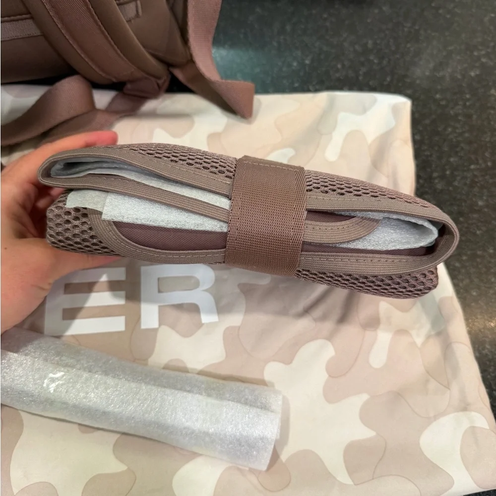 Rains Square Backpack in Taupe